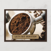 Shot of Espresso Ready to Brew for Cappuccino Uitnodiging Briefkaart (Voorkant)