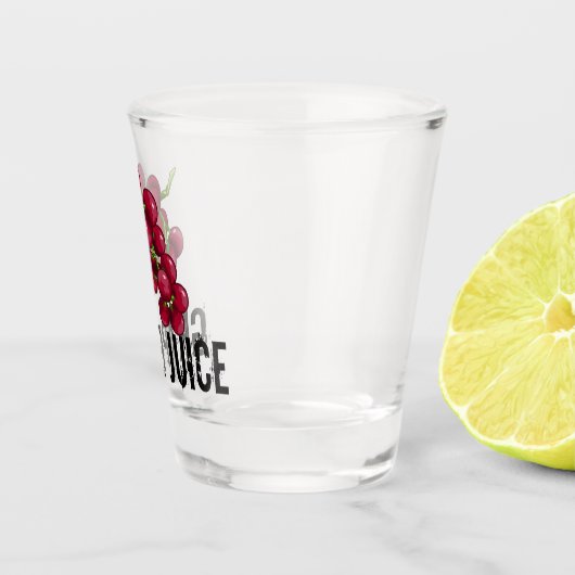 Shot of Grape Juice Glas (Rechts)