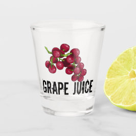 Shot of Grape Juice Glas