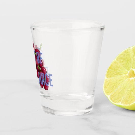 Shot of Grape Juice Glas (Rechts)