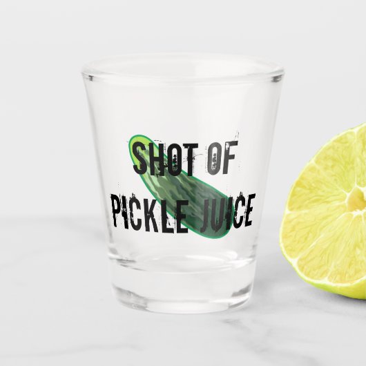 Shot of Pickle Juice Glas (Voorkant)