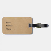 Shot on Net Hockey Bagagelabel (Achterkant horizontaal)