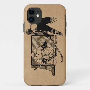 Shot on Net Hockey iPhone 11 Hoesje