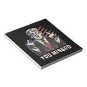 Shot Pro Trump President 2024 u gemist Notitieblok (Schuin)