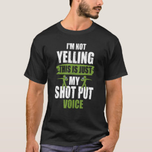 Shot Pu Shot Zet Voice Joke Shot Putter T-shirt
