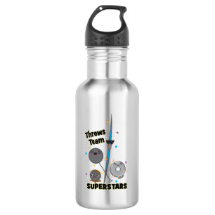 Shot Put Discus Hammer Javelin Throw Fun Gift Waterfles