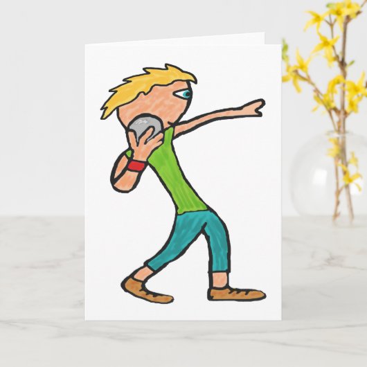 Shot Put Kaart (Gele Bloem)
