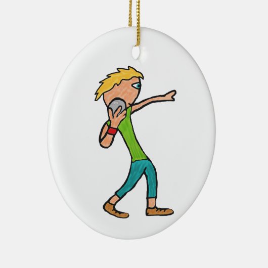 Shot Put Keramisch Ornament (Rechts)