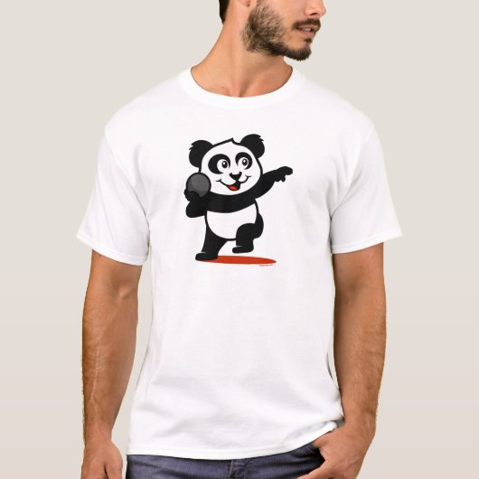 Shot Put Panda T-shirt (Voorkant)