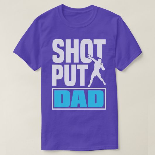 Shot Put Putter Track and Field Athletes Shot Put T-shirt (Design voorkant)