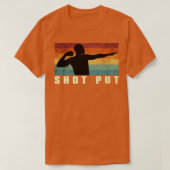 Shot Put Retro 2 T-shirt (Design voorkant)