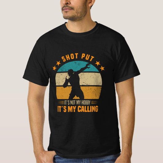 Shot Put Sayings | Shot Putter Sports Athlete Gift T-shirt (Voorkant)