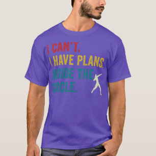 Shot Putt Atleet Shot Putter Plannen binnen Cirkel T-shirt
