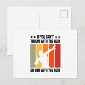 Shot Putter Briefkaart (Voorkant / Achterkant)