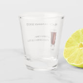 Shot Recipe Black Russian party Glas (Achterkant)