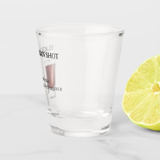 Shot Recipe Black Russian party Shot Glas (Rechts)