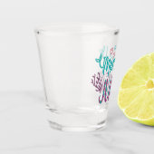 Shot Zeemeerminnensap Fun Glitter Schalen Glas (Links)