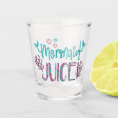 Shot Zeemeerminnensap Fun Glitter Schalen Shot Glas (Voorkant)