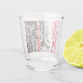 Shotglas – Abstract Land Shot Glas (Achterkant)