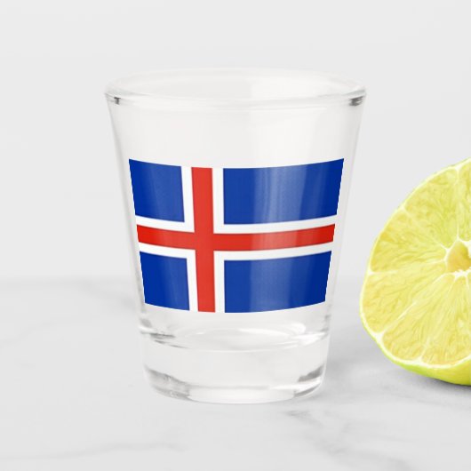 Shotglas IJsland Shot Glas (Voorkant)