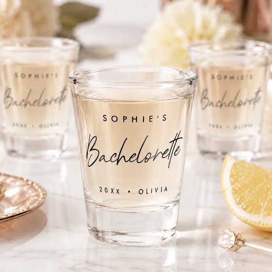Shotglas | Op maat gemaakte bruidsfeestfavor Shot Glas