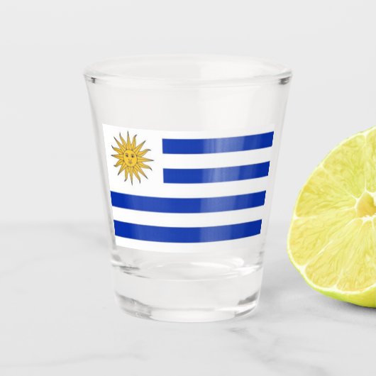 Shotglas Uruguay Shot Glas (Voorkant)
