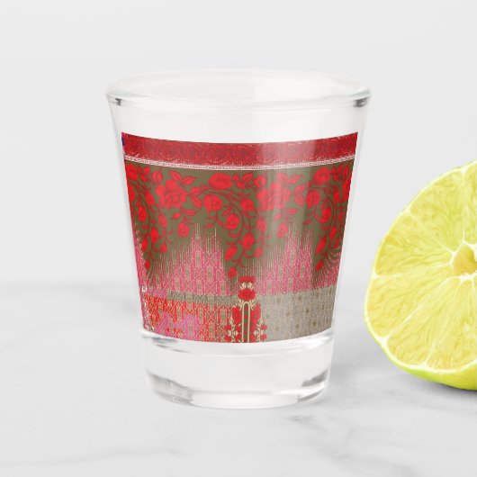 Shotglasrozen | Elegant Baraccessoires Cadeau Shot Glas (Voorkant)