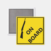 Shotgun aan boord magneet (Voorkant / Achterkant)
