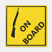 Shotgun aan boord magneet (Voorkant)