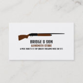 Shotgun Design, Gunsmith, Gunstore Visitekaartje (Voorkant)