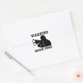 Shotgun-eigenaar Vierkante Sticker (Envelop)