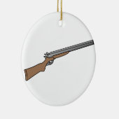 Shotgun Keramisch Ornament (Rechts)