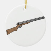 Shotgun Keramisch Ornament (Voorkant)