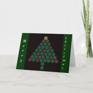 Shotgun Shell Christmas Tree Feestdagen Kaart