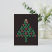 Shotgun Shell Kerstboom Feestdagenkaart (Staand voorkant)