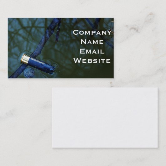 Shotgun Shell Visitekaartje (Voorkant / Achterkant)