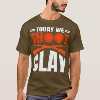 Shotgun Trap Clay Pigeon 14 T-shirt