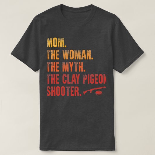 Shotgun Trap Clay Pigeon 31 T-shirt (Design voorkant)