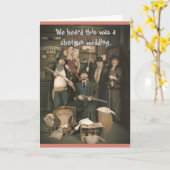 Shotgun Wedding Kaart (Gele Bloem)