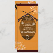 ShotGun Wedding-uitnodiging Kaart (Voorkant / Achterkant)