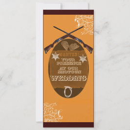 ShotGun Wedding-uitnodiging Kaart