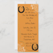 ShotGun Wedding-uitnodiging Kaart (Achterkant)