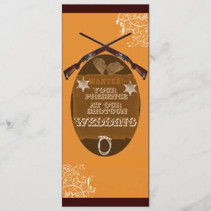 ShotGun Wedding-uitnodiging Kaart