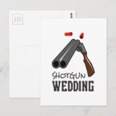 SHOTGUN WEDING BRIEFKAART (Voorkant / Achterkant)