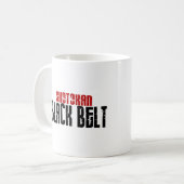 Shotokan Black Belt Karate Koffiemok (Voorkant links)