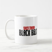 Shotokan Black Belt Karate Koffiemok (Links)