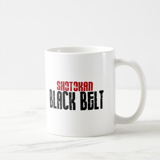Shotokan Black Belt Karate Koffiemok (Rechts)