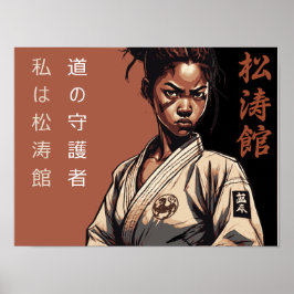 Shotokan: De Ononderbroken Linie van Meesterschap Poster
