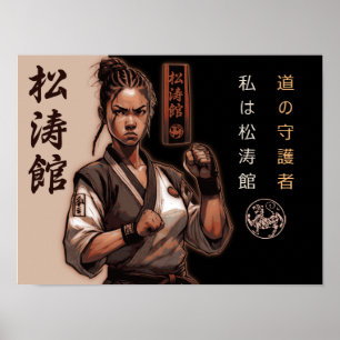Shotokan: De Ononderbroken Linie van Meesterschap Poster