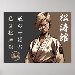 Shotokan: De Ononderbroken Linie van Meesterschap Poster